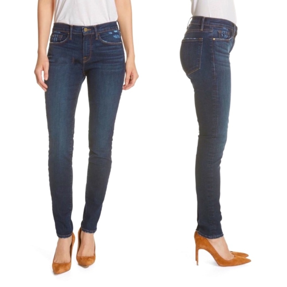 FRAME Denim Le Skinny de Wrigley Jeanne Jean Size 29 Blue